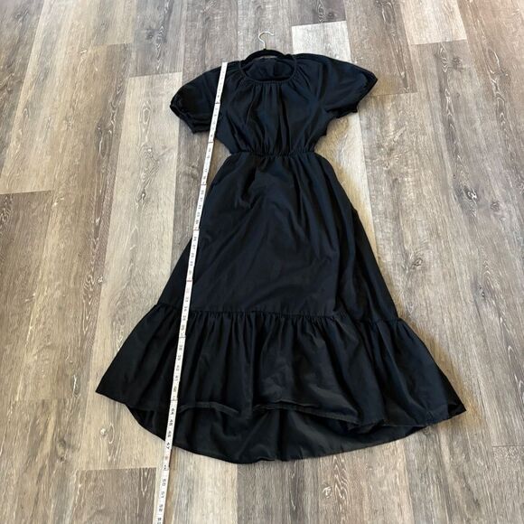 J. Crew Black Midi Dress - Picture 4 of 12